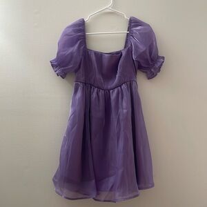 MEDIUM, shiny purple, babydoll style, NEVER WORN!
